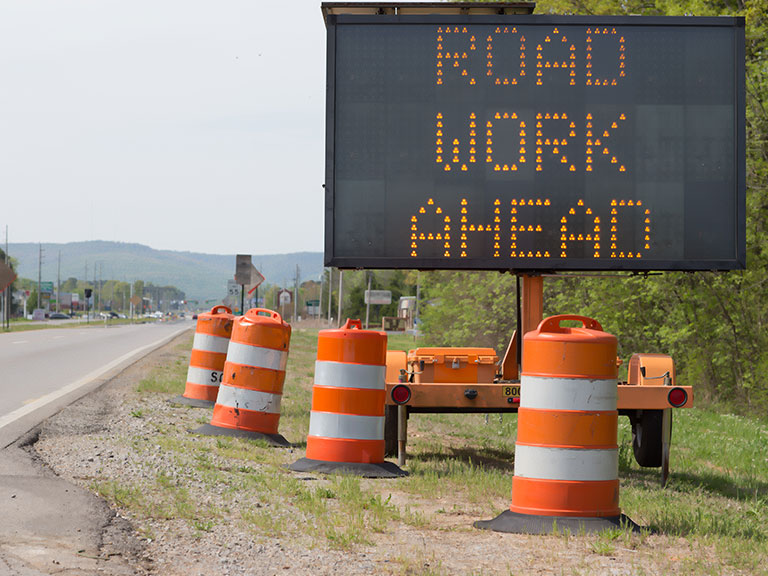 Road Work Ahead