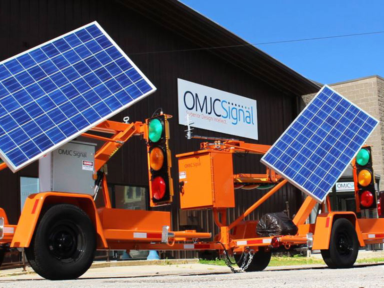 Solar Powered Traffic Signals